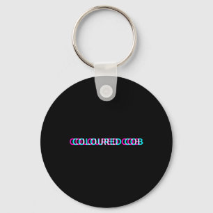 Coloured Cob Horse Breed Horseback Riding Key Ring