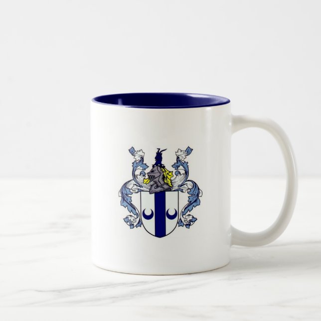 Coloured Crest Two-Tone Coffee Mug (Right)
