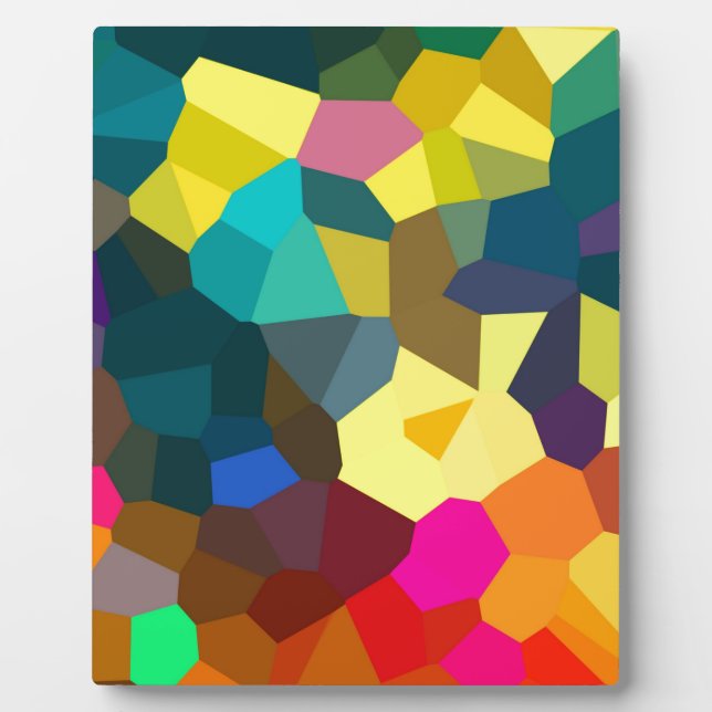 Coloured Crystals Plaque (Front)