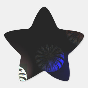 Coloured Cystal Imager Star Sticker
