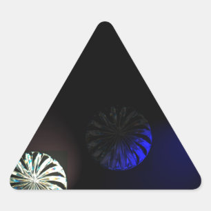 Coloured Cystal Imager Triangle Sticker