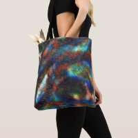 Coloured dark stained texture under raw glass thro