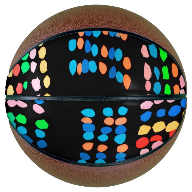 Coloured dots basketball (Front)