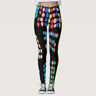 Coloured dots leggings