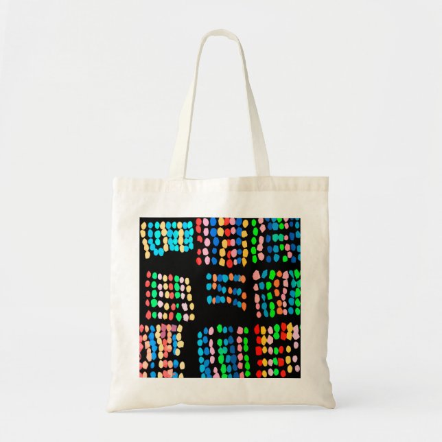 Coloured dots tote bag (Front)