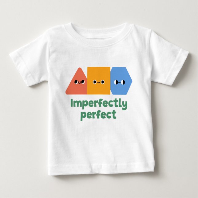 Coloured Emotional Figures Baby T-Shirt (Front)
