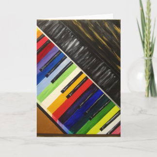Coloured eys abstract Art - Greeting Card