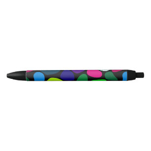 Coloured Flat Stone Mosaic I + your ideas Black Ink Pen