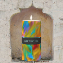 Coloured Glass in Bright Waves - Your text on