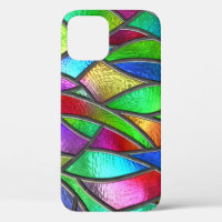 Coloured Glass Pattern 3D Texture