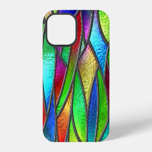 Coloured Glass Pattern 3D Texture iPhone 12 Case
