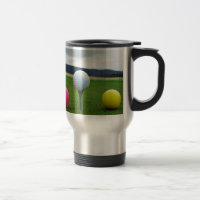 Coloured Golf Balls, mountain tee