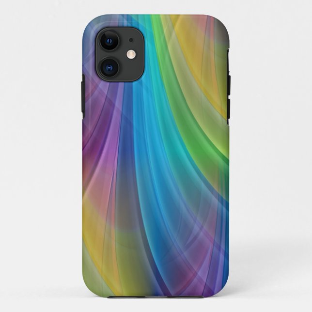 Coloured Gradients Rays - blue Case-Mate iPhone Case (Back)