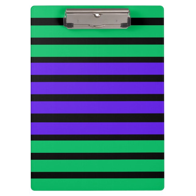Coloured Graphic Lines Clipboard (Front)