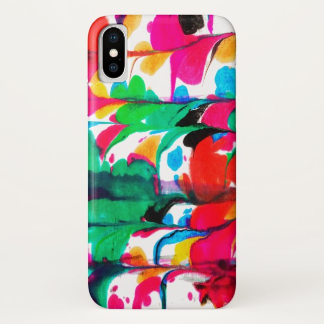 Coloured hearts Case-Mate iPhone case (Back)