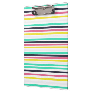 Coloured Horizontal Stripes  Clipboard