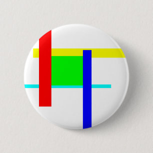 Coloured hug 6 cm round badge