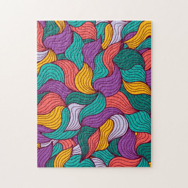 Coloured Jigsaw Puzzle (Vertical)