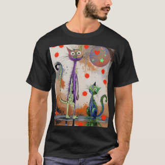  coloured kitten T-Shirt
