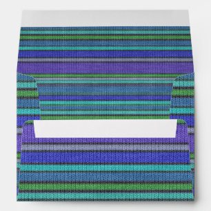 Coloured knitting Stripes seamless pattern 2 Envelope