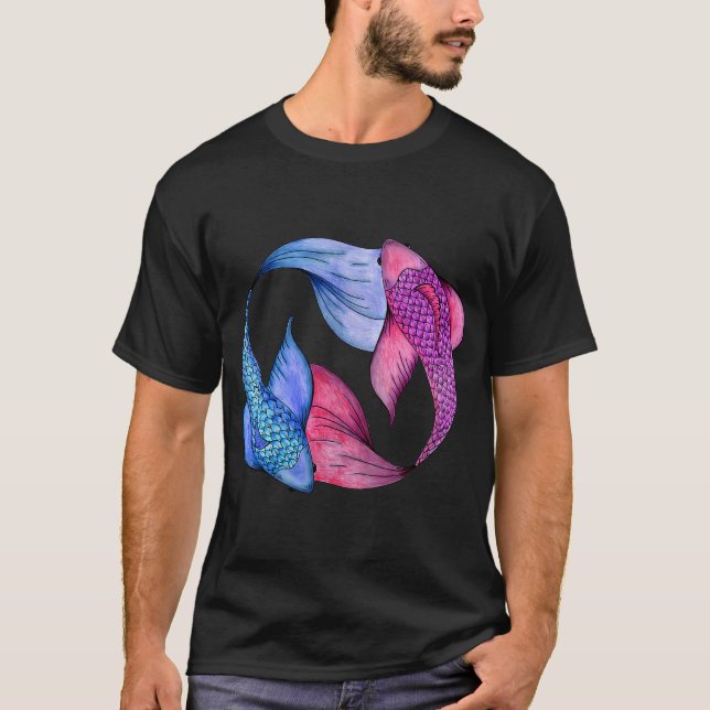 Coloured Koi T-Shirt (Front)