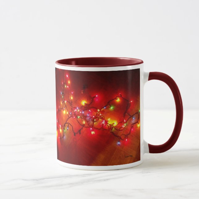 'Coloured Lights' Mug (Right)