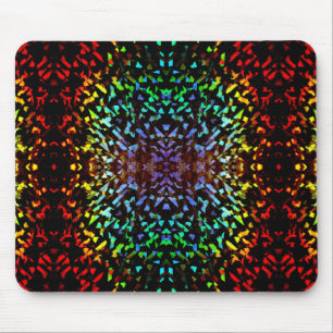 Coloured Lights Reflections Mouse Pad