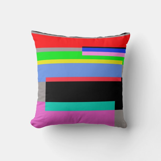 Coloured lines cushion (Front)