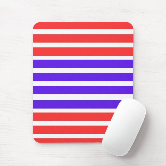 Coloured Lines Graphic Art Mouse Pad (With Mouse)