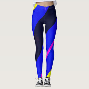 Coloured lines leggings