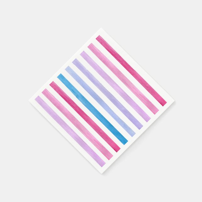 Coloured lines napkin (Corner)