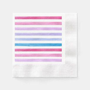 Coloured lines napkin