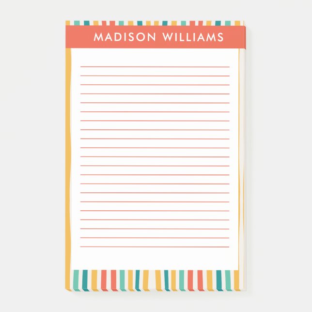 Coloured Lines notes (Front)