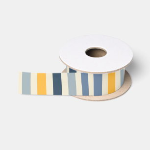 Coloured Lines Satin Ribbon
