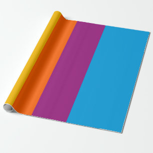 Coloured lines wrapping paper