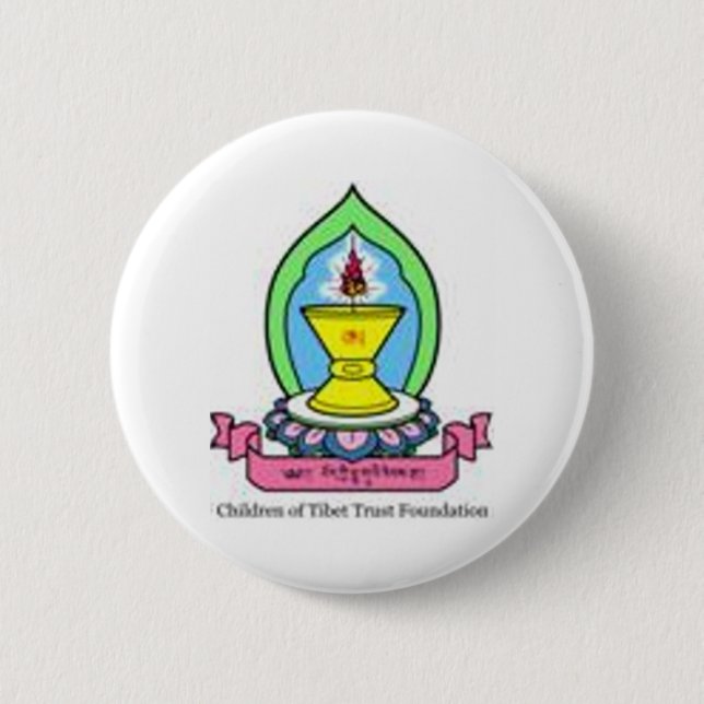 Coloured Logo CTTF 6 Cm Round Badge (Front)