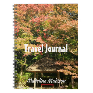 Coloured Maple Trees and Rest House Notebook