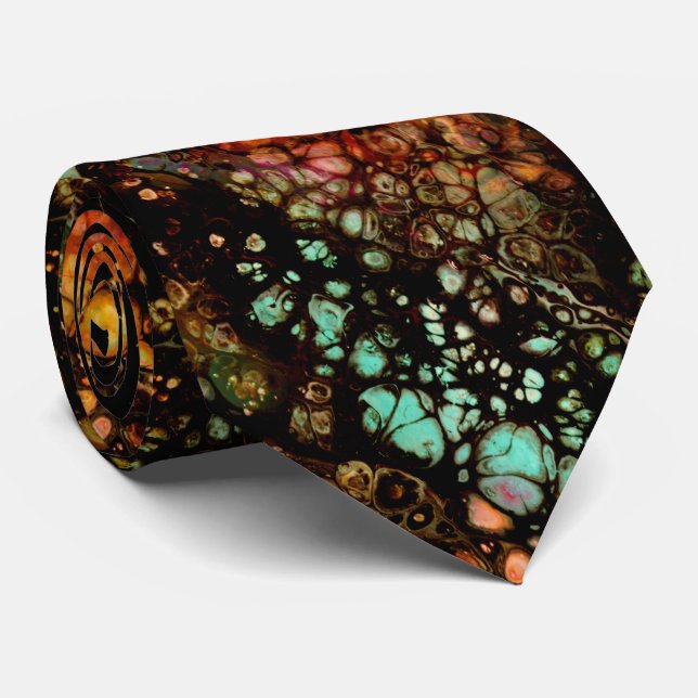 Coloured Marble Tie (Rolled)