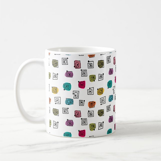 Coloured Mazes  Coffee Mug (Left)