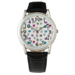 Coloured Mazes Watch