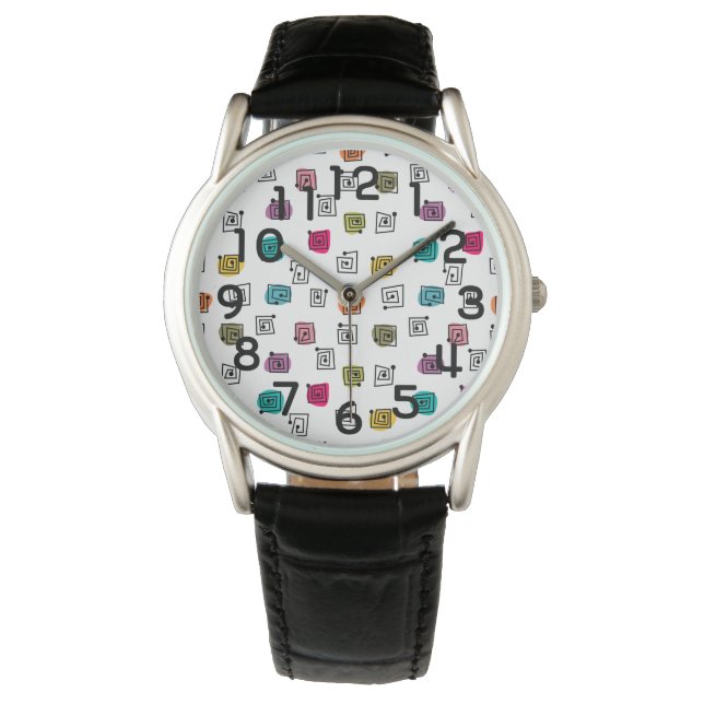 Coloured Mazes  Watch (Front)