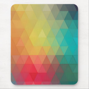 Coloured Neon Glass Pattern Mouse Pad