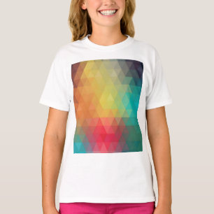 Coloured Neon Glass Pattern T-Shirt