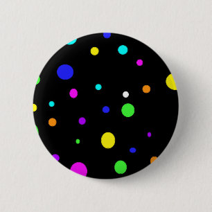 Coloured Orbs-button 6 Cm Round Badge