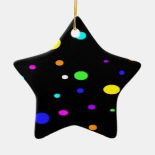 Coloured Orbs-ornament Ceramic Tree Decoration