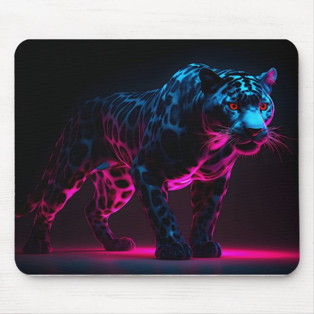 "Coloured Panther" Mouse Pad (Front)
