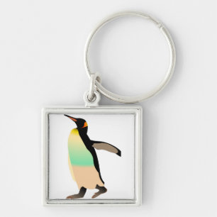 Coloured Peguin Key Ring