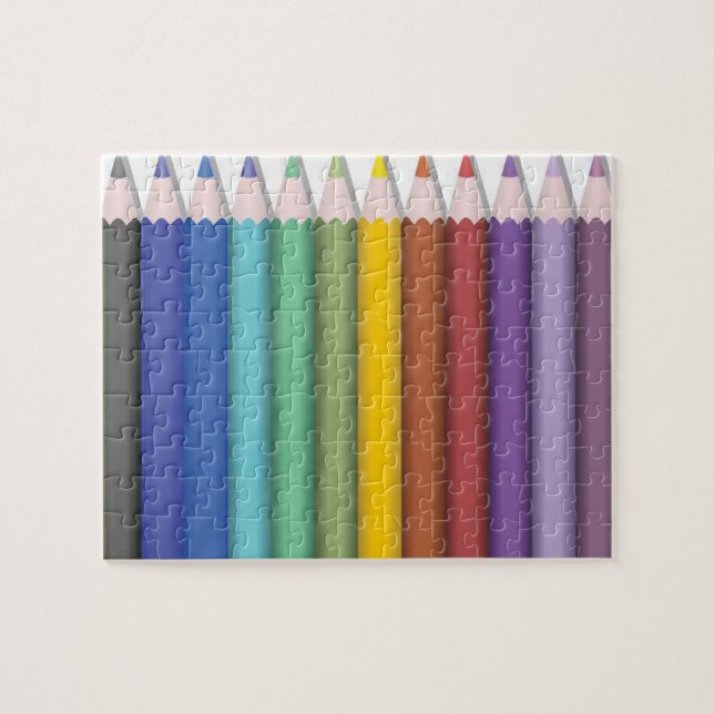 Coloured Pencil Puzzle (Horizontal)