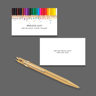 Coloured Pencils and Sprinkles | Artists Business Card