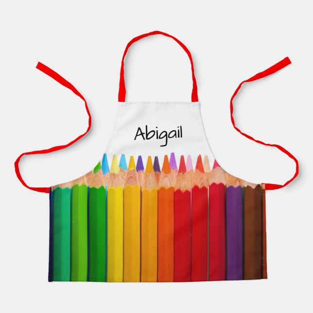 Coloured pencils apron (Front)